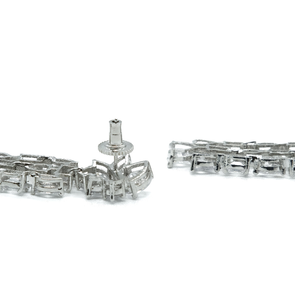 American Diamond Drop Earrings