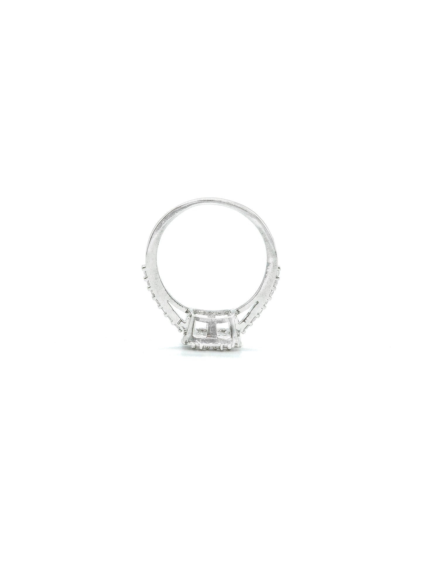 Radiant Halo American Diamond Ring