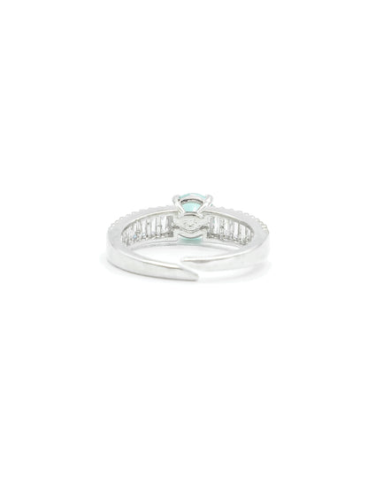 Mint Stone American Diamond Ring