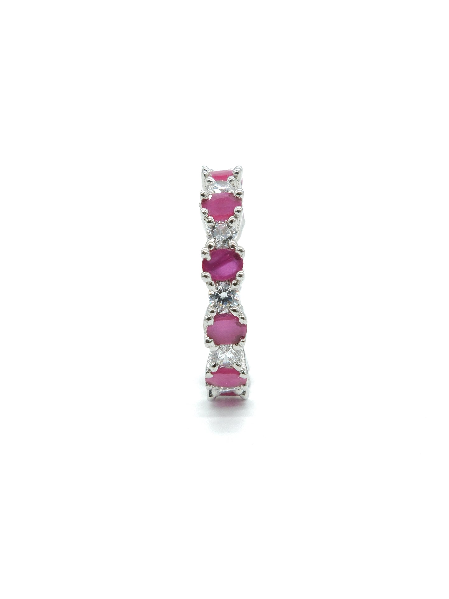 Pink Eternity Style American Diamond Ring