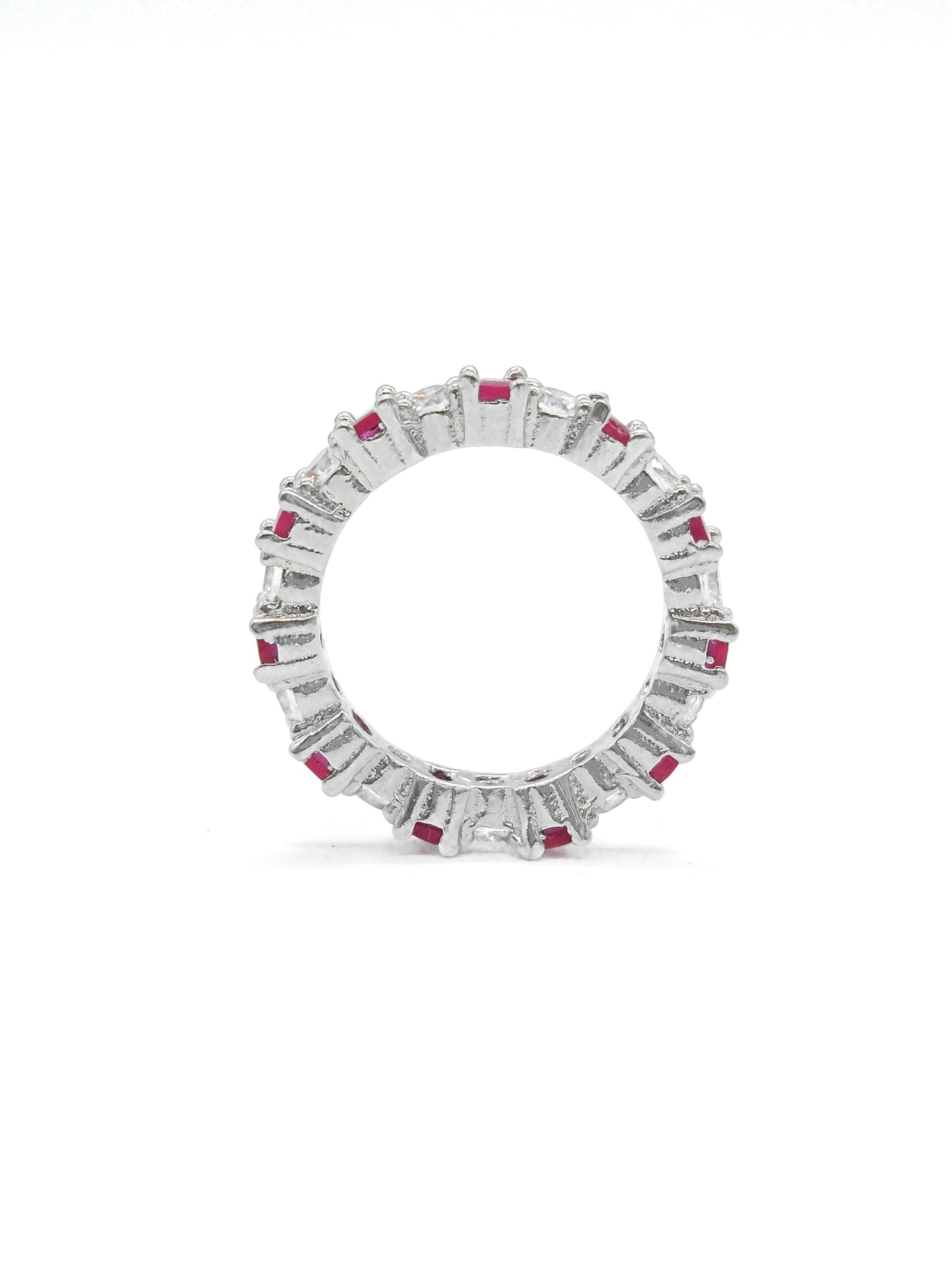 Pink Eternity Style American Diamond Ring