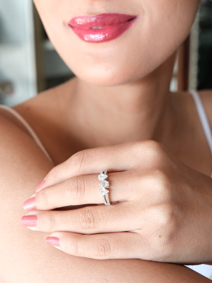Marquise American Diamond Ring