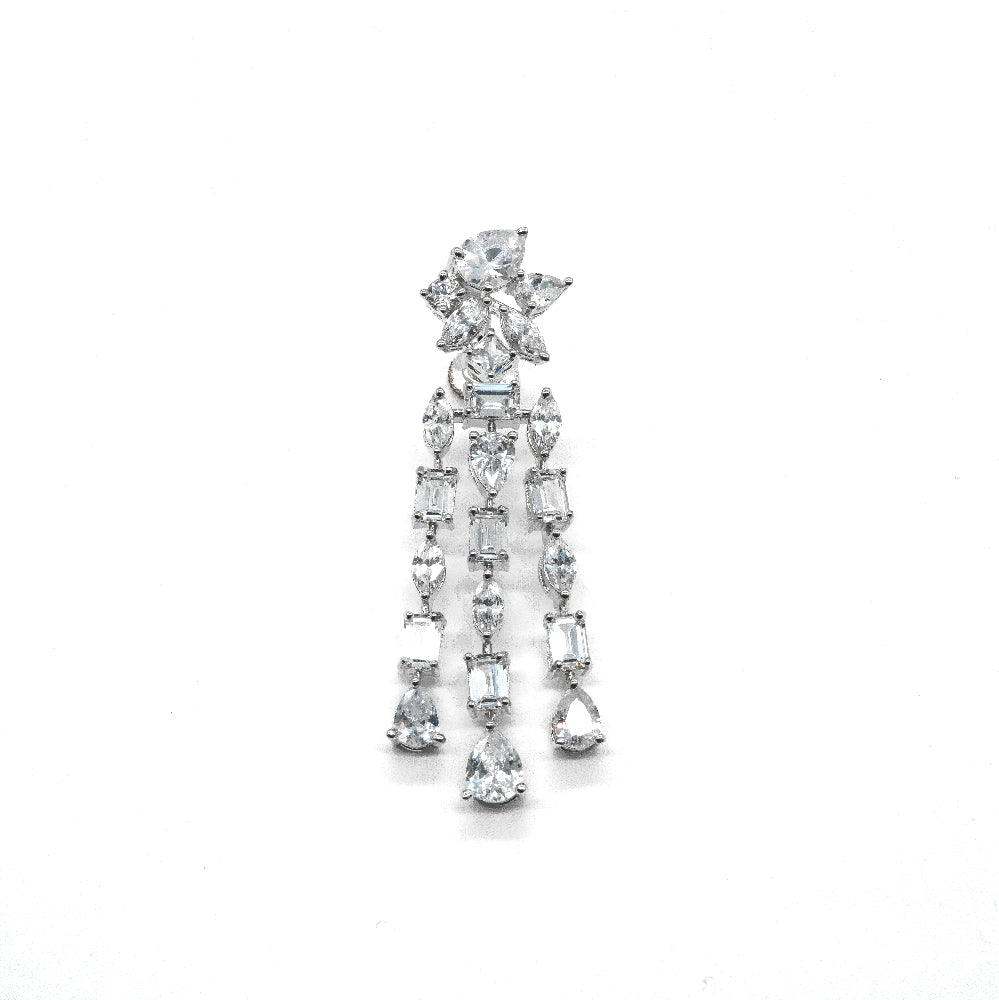 American Diamond Drop Earrings