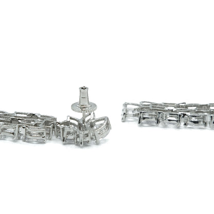 American Diamond Drop Earrings