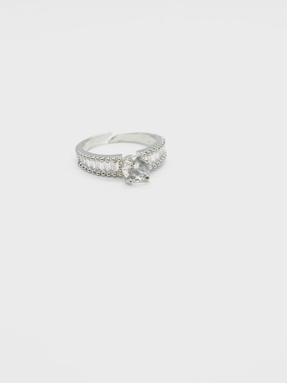 Classic American Diamond Statement Ring