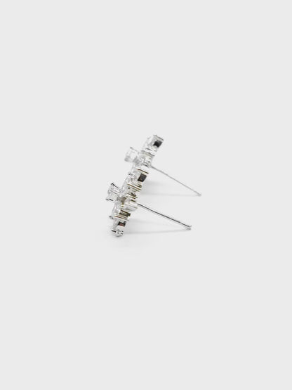 Starburst American Diamond Stud Earrings