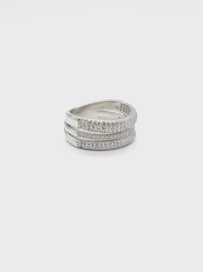 Marquise Cluster American Diamond Ring