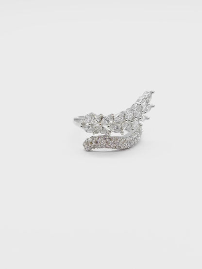 Leaf Design American Diamond Ring